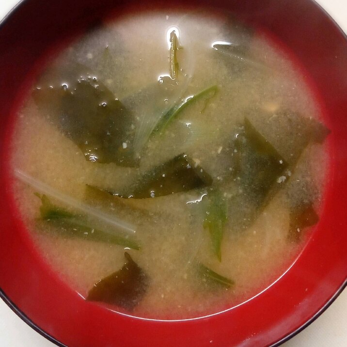 水菜のお味噌汁